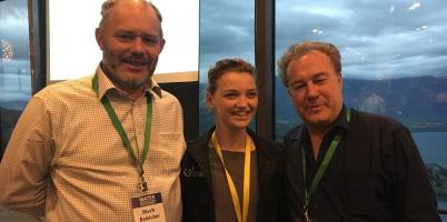 Mark Babister, Mikayla Ward and James Ball