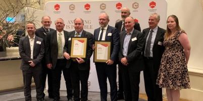 ARR team accepting Engineers Australia President's Prize